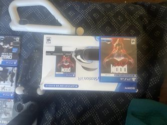 VR System For Ps4 With4 Vr Games And  20 Regular Games 