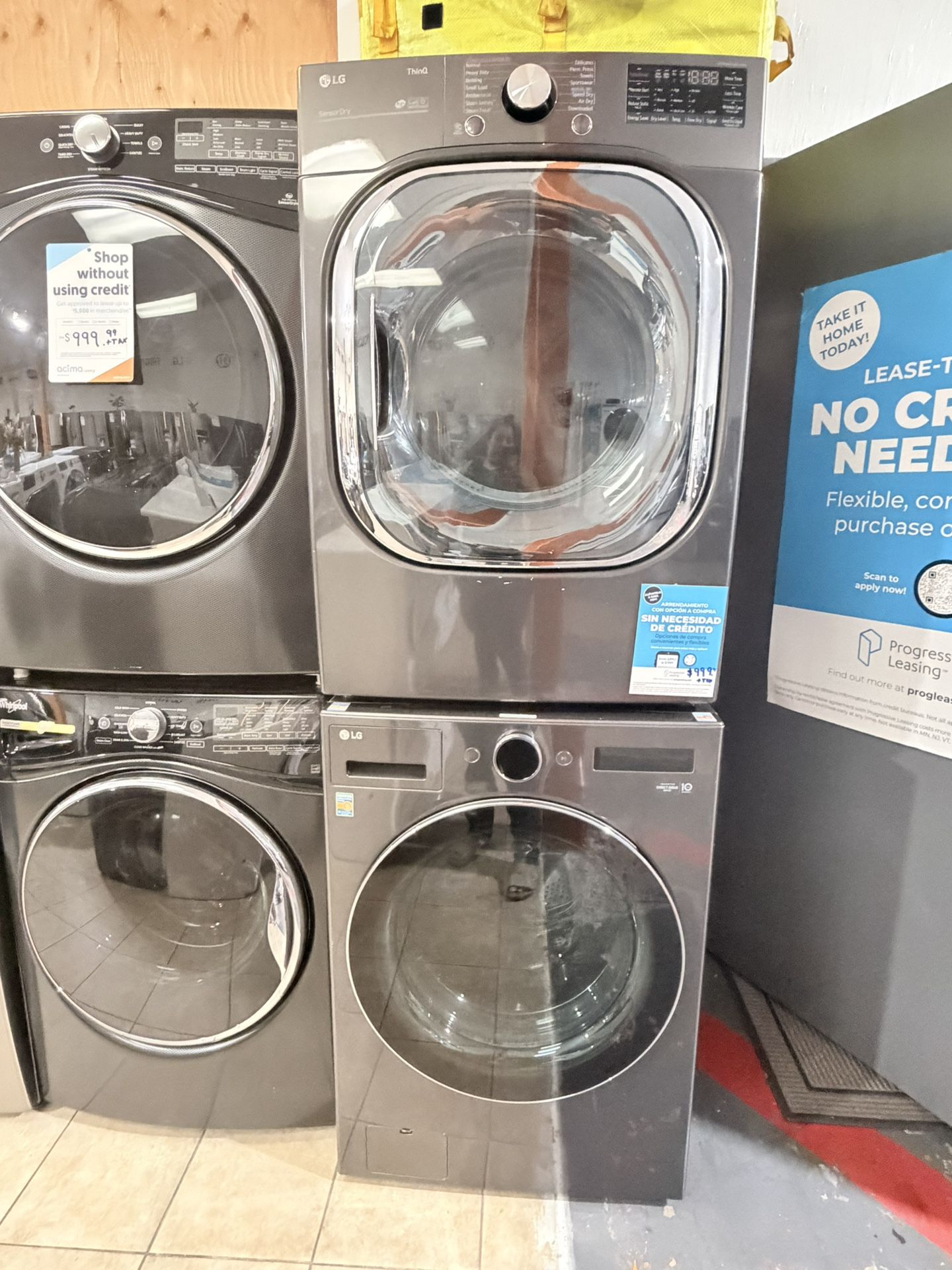 WASHER AND DRYER FINANCING AVAILABLE