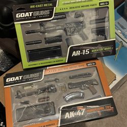 Goat Gunz 1:3 Scale Non-Firing Model AR-15 And AK-47