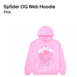 Spider Hoodie Pink
