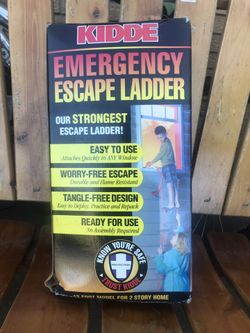 Kidde Emergency Escape Ladder 13 Foot Model For 2story Home