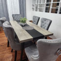 Dinning Table With 6 Chair 