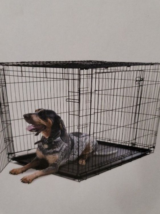 48" folding dog crate $55 FIRM