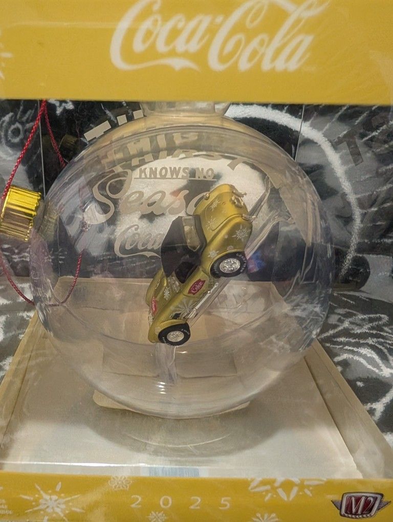 Brand New M2 Chase Car Christmas Ornament 2025
