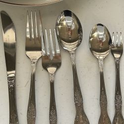 54 Piece Set Silverware 