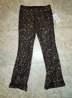 Cat& jack sequin flare sparkly pants new