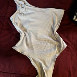 White Body Body Con Shirt 