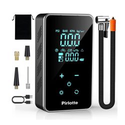 Tire Inflator Portable Air Pump Compressor 18000mAh Cordless 150 PSI w/ Touch Screen