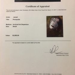 🖤 Jamali “Persepolis” – Archival Ink Dispersion (26x20) – Certified $2,800 Value