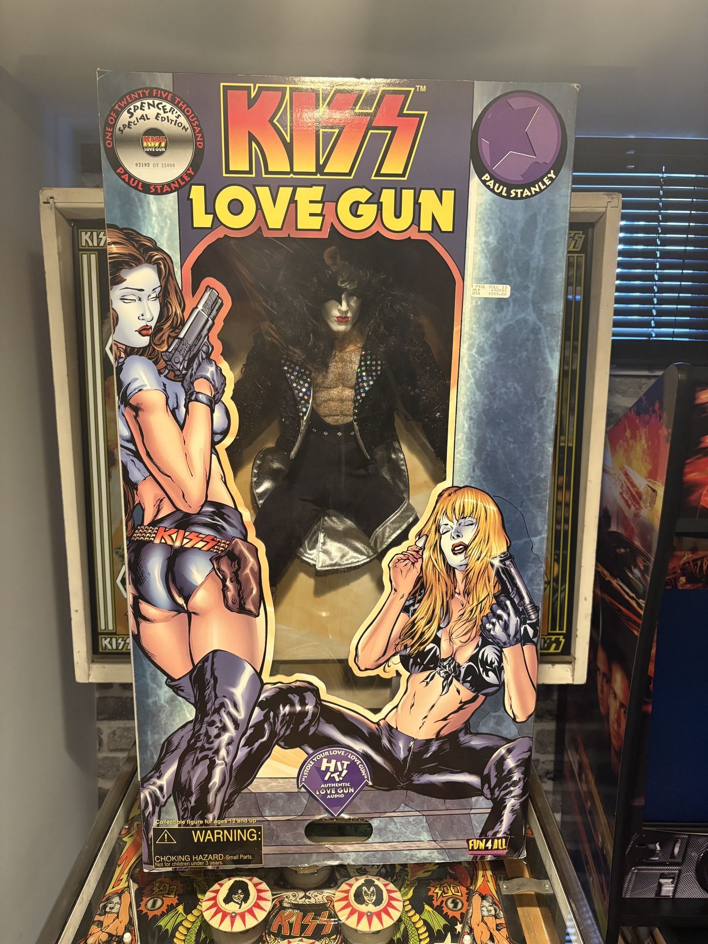 KISS 24” Live Gun Figures In Box