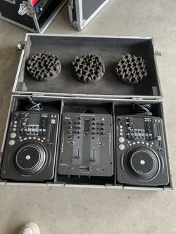 American audio dj kit with American audio dj case