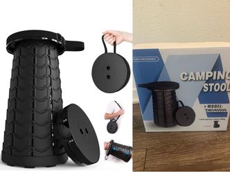 Portable Collapsible Lightweight Camping Stool – New in Box