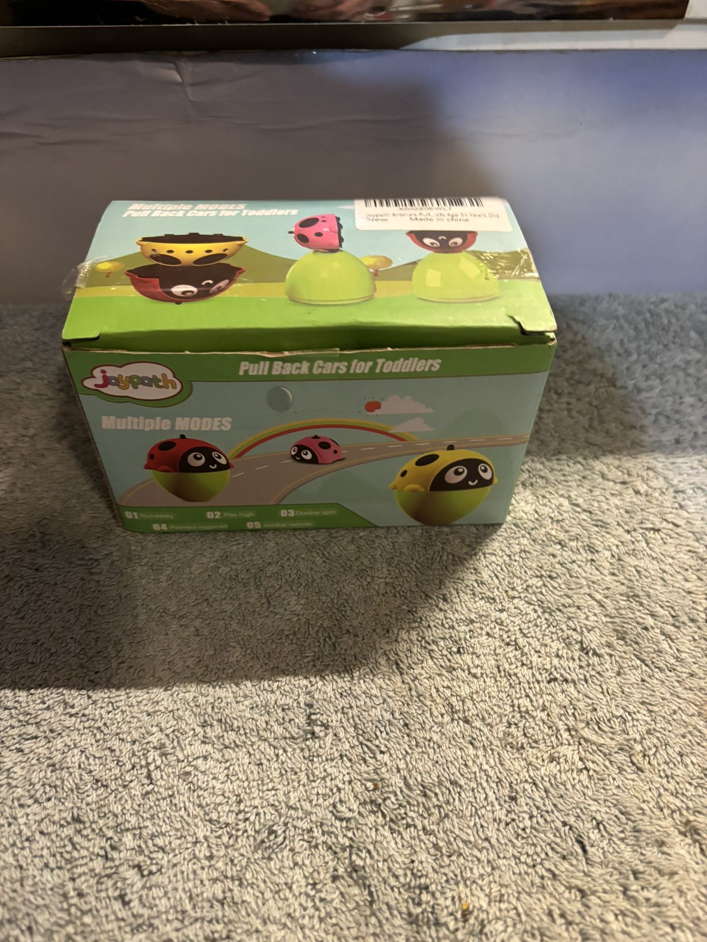 New Joypath Pullback 4 Ladybug Car Toys For Toddlers