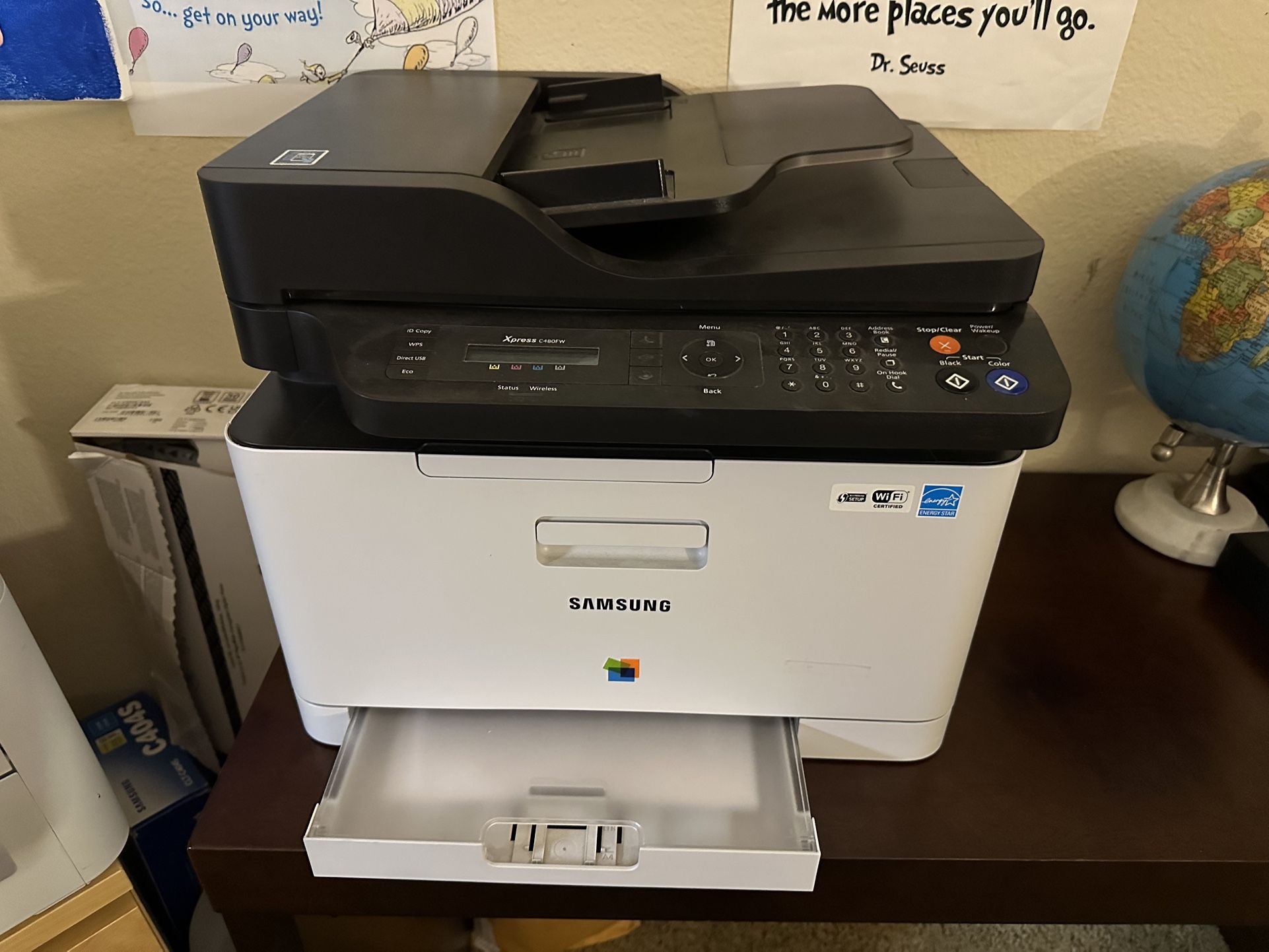 Samsung Xpress SL-C480FW All-in-One Color Laser Printer