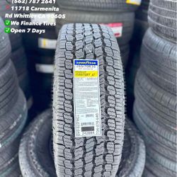 265/70/16 Goodyear Todo Terreno All Terrain New Set of Tires Installed and Balanced Set de Llantas Nuevas Instaladas y Balanceadas