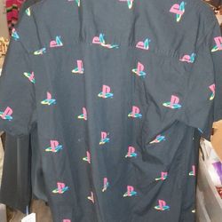 Playstation Button Up Shirt 