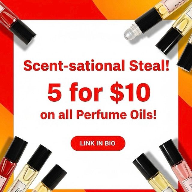 Perfume Oils 5 for $10 DM for list