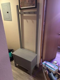 Coat/Bag Hanger and Seat