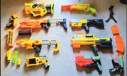 Nerf Guns, Ammo and Accessories