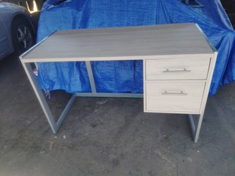 Whalen Peruzzi 48" Writing Desk, Greige Pecan