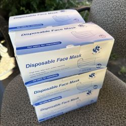 300 new face masks all 6 boxes of 50 for $10