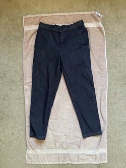 Uniqlo Dark Wash Tapered Denim Pants