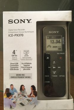 Grabadora de voz Sony nueva