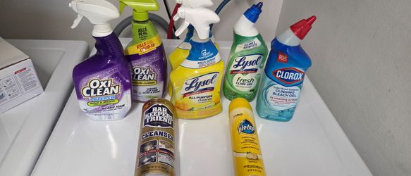 All clean supplies - new