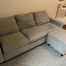 Couch With Ottoman