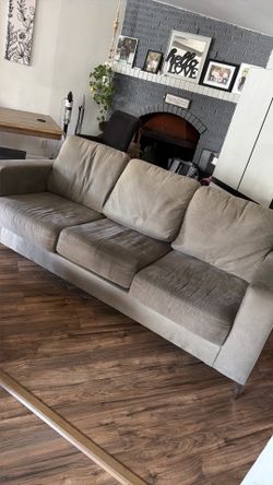 Gray sofa 86” x 36”