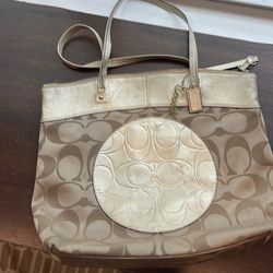Coach Golden handbag