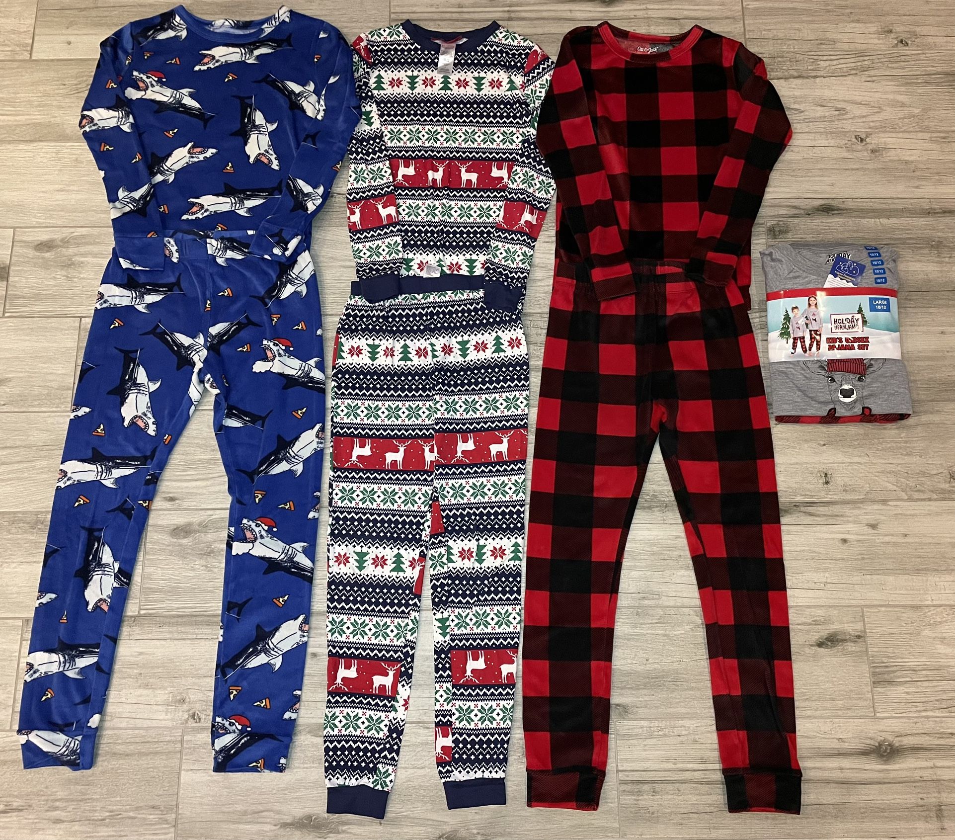 Boys Holiday Pajamas, Size 10