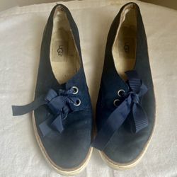 Ugg Australia Caitlyn Blue Loafer Women Shoes Size 9.5