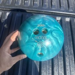  8 lb Ebonite Sandi bowling ball(need Gone ASAP)