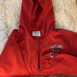 University Of Maryland Champion Brand Youth Windbreaker 