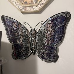 Butterfly Wall Decor Purple 