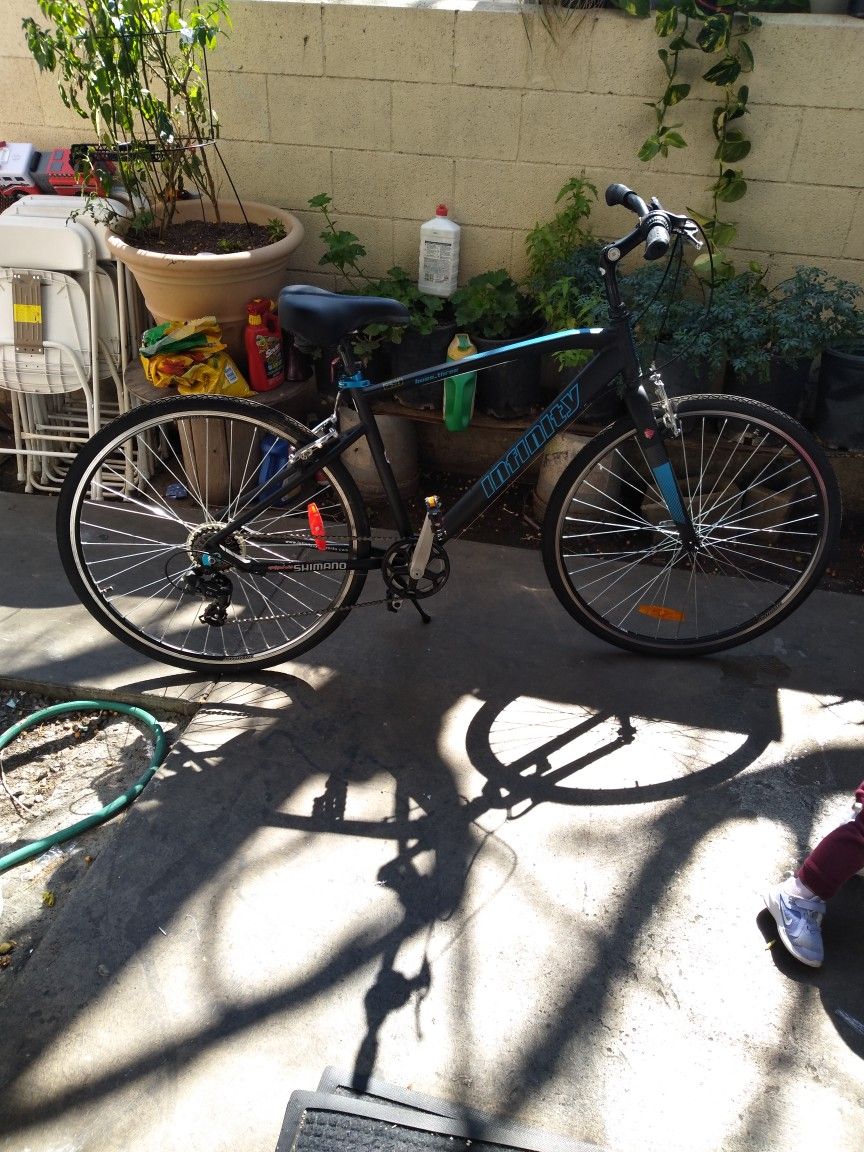 Infinity Boss Three 7 Speed 700C Men'S Hybrid Bike Matte Black