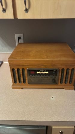 Detrola radio/CD player/tape deck/record player