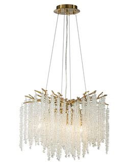 Cristal gold lamp