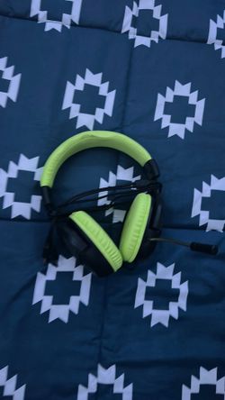 Green & Black Wired Gaming Headset 🎮