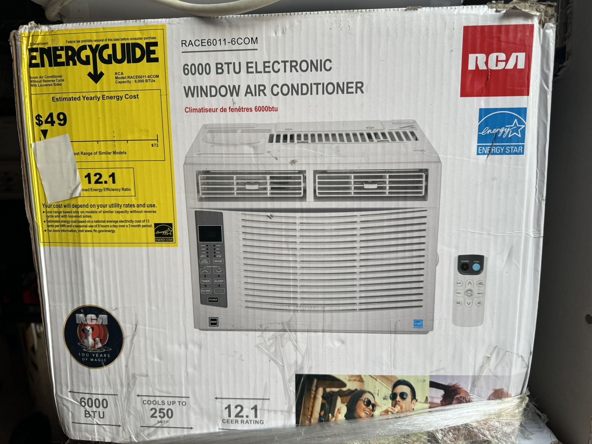 RCA 450-sq ft Window Air Conditioner with Remote (115-Volt; 12000-BTU) Item #(contact info removed) | Model #RACE1224-6COM