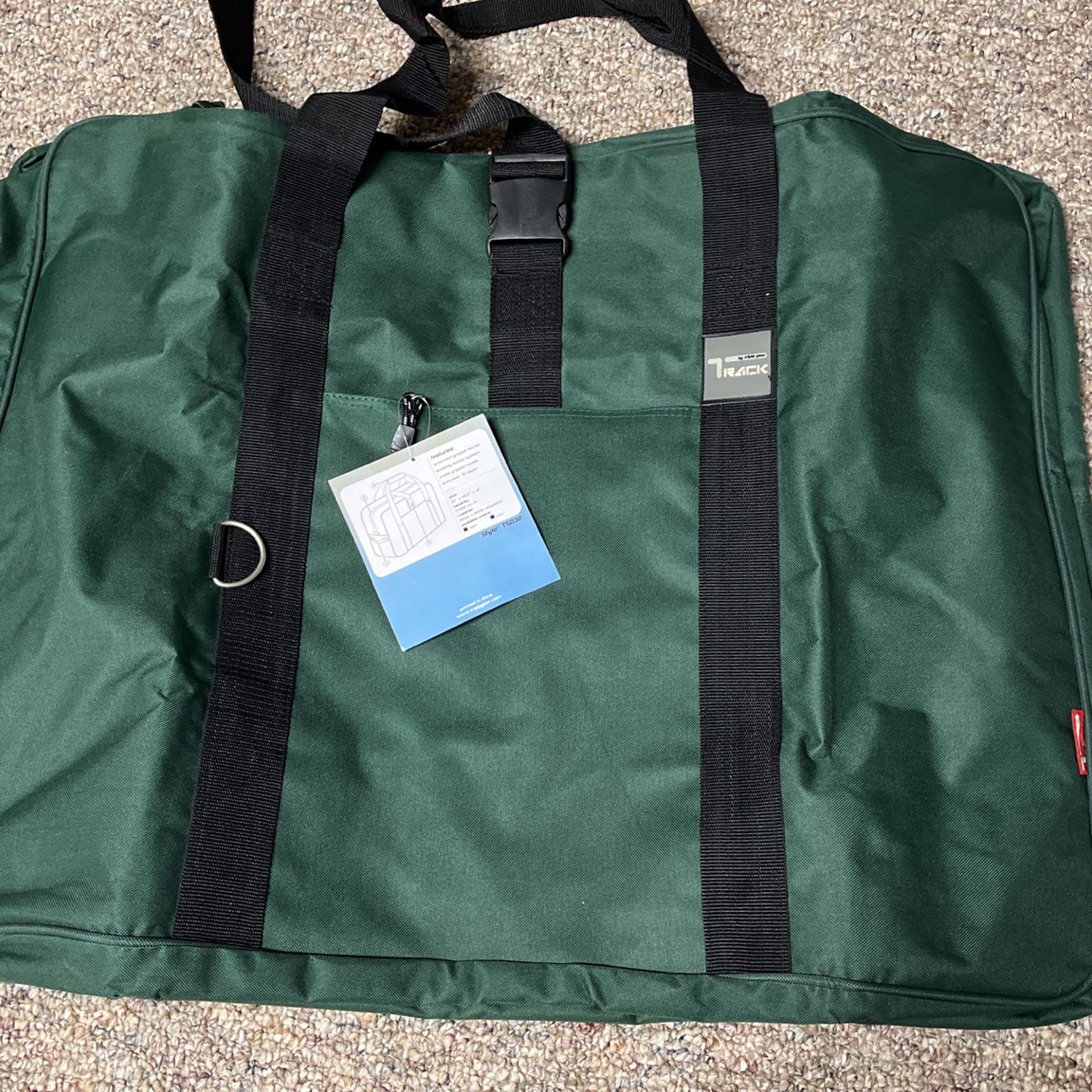 Track Triple Gear  Green Luggage Bag 