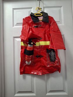 Firefighter Halloween Costume Kids, Size 5-6