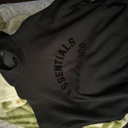 Black Essentials Hoodie 