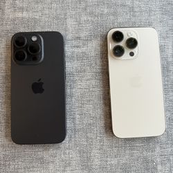 iPhone 15 And 14 Pros For Sale- Unlocked