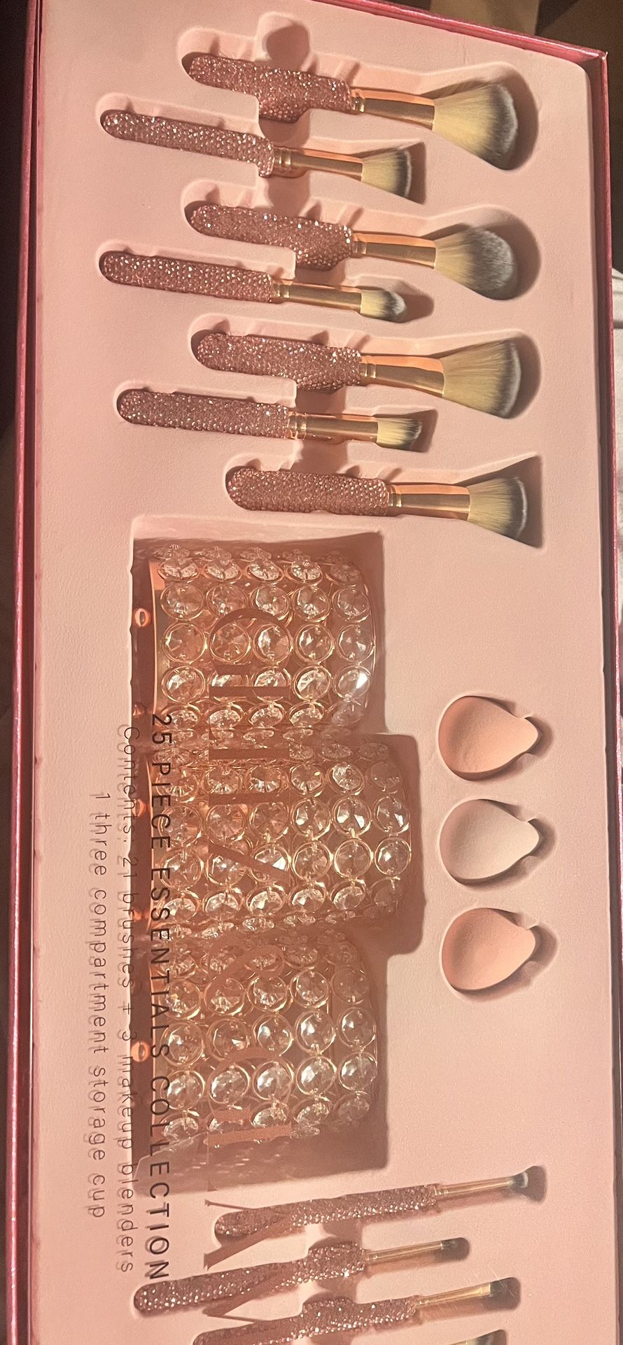 Glitz And Glam Pink Bling Brush 25 Piece Set