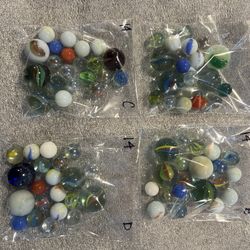 Vintage Mixed Marbles 