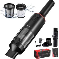 Handheld Vacuum Cordless, Mini Hand Vacuum Cleaner with 7Kpa Powerful Suction, Charging Dock, Rechargeable Lightweight Portable Vacuum Cleaner for Car