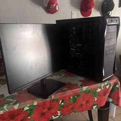 Gaming PC and Monitor 