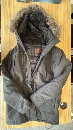 Superdry Men’s Faux Fur Bomber Jacket Size M